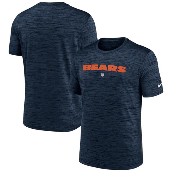 Men's Navy Chicago Bears Chicago Bears Velocity Performance T-Shirt